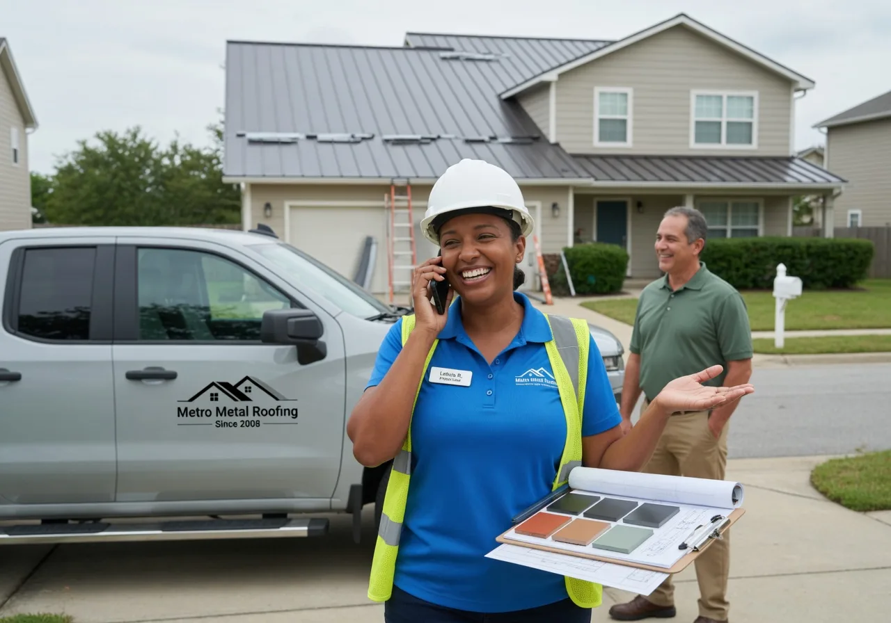 Storm Damage Metal Roof Repair in Stratford, OK